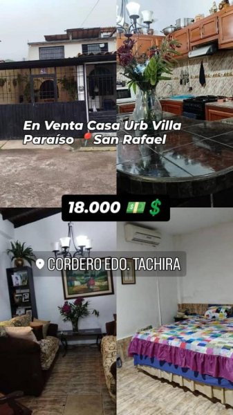 Casa en Venta en  Cordero, Táchira