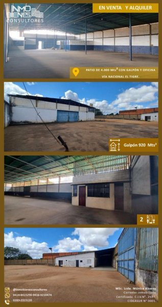 Galpon en Venta en Edmundo Barrio El Tigre, Anzoátegui