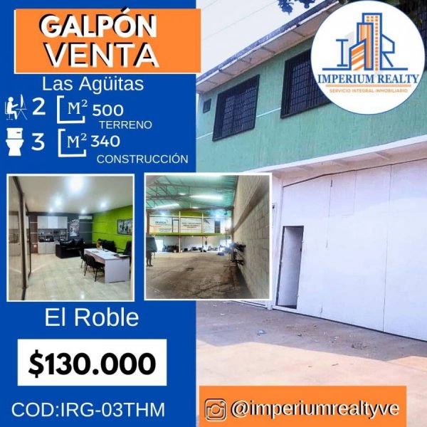 En Venta Galpón de Oportunidad en Los Guayos Av. Principal Agüitas - Roble.