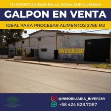 Galpon en Venta en santa Inés Cumaná, Sucre