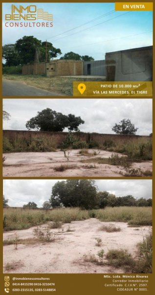 SE VENDE PATIO DE 10.000 Mts². EL TIGRE. ANZOÁTEGUI