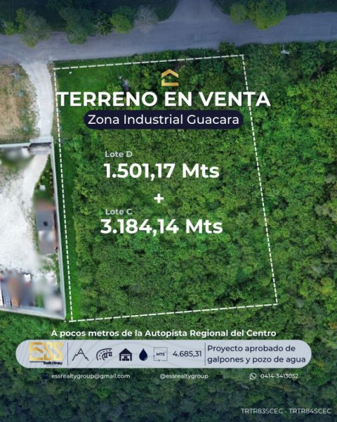 Terreno en Venta en El Carrao Guacara, Carabobo