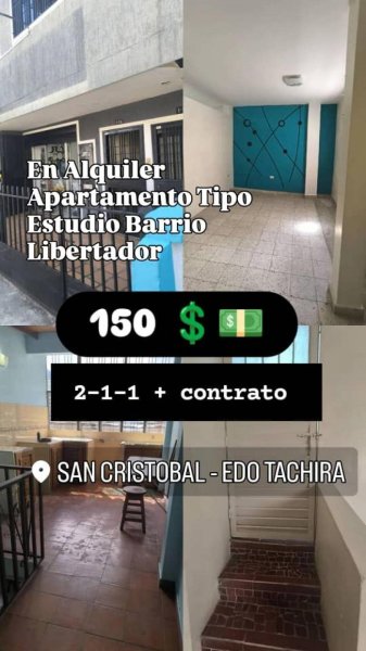 Apartamento en Alquiler en  San Cristóbal, Táchira