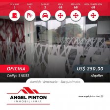  OFICINA EN ALQUILER EN AV VENEZUELA BARQUISIMETO VENEZUELA API 518353