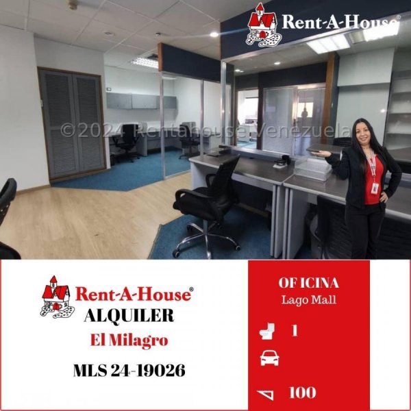 Foto Oficina en Alquiler en Maracaibo, Zulia - U$D 450 - OFA220934 - BienesOnLine