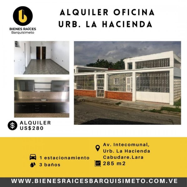 Alquiler Casa-Oficina Urbanizacion La Hacienda