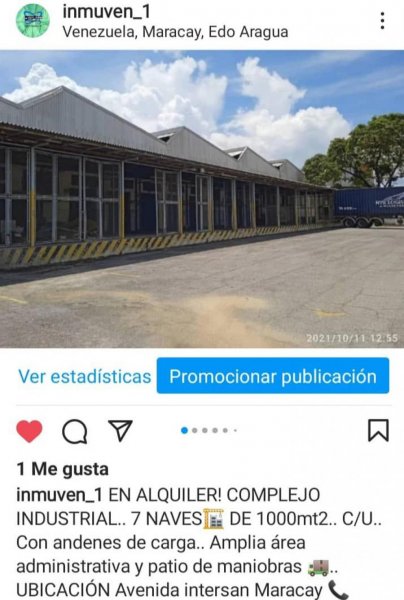 Foto Industrial en Alquiler en Maracay, Aragua - INA168889 - BienesOnLine