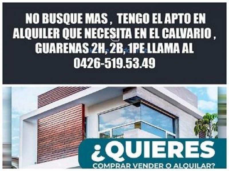 Apartamento en Alquiler en Guarenas Plaza, Miranda