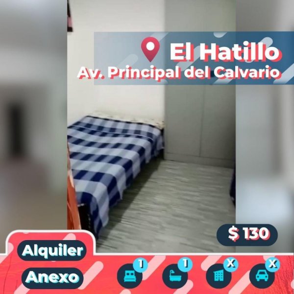 Alquiler de Habitación tipo estudio en el hatillo