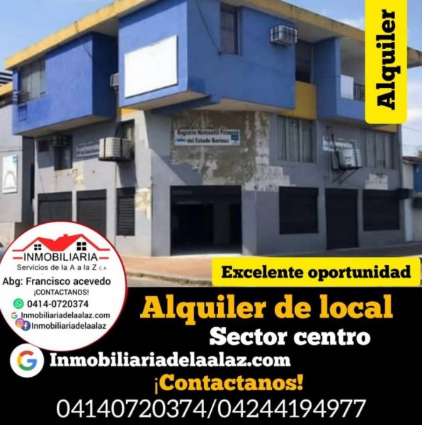 Foto Local en Alquiler en CENTRO, Barinas Capital, Barinas - U$D 500 - LOA171536 - BienesOnLine