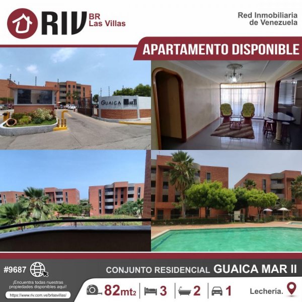 Foto Apartamento en Alquiler vacacional en Guaica Mar, lecheria, Anzoátegui - U$D 70 - AP173905 - BienesOnLine