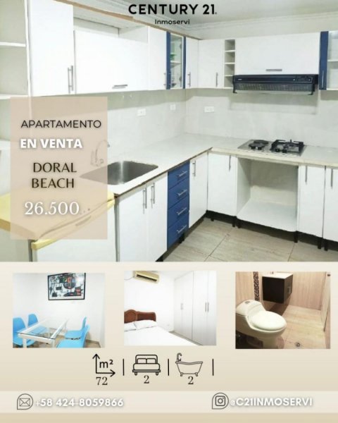 APARTAMENRO EN VENTA CONJUNTO RESIDENCIAL DORAL BEAC.