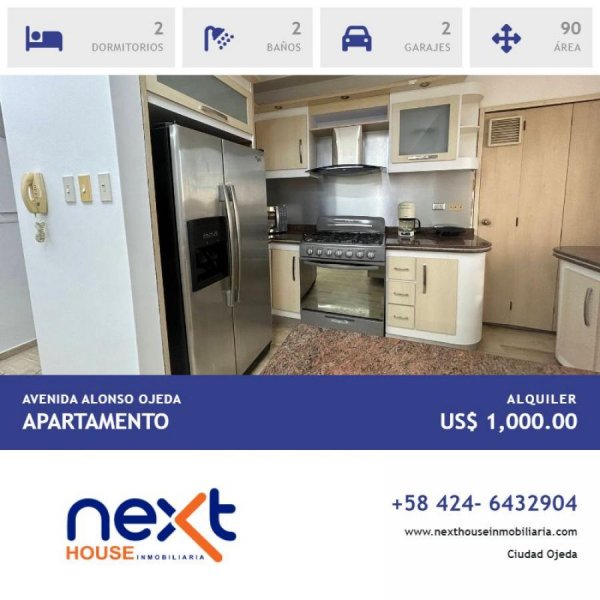 Apartamento en Alquiler en Alonso de Ojeda Ciudad Ojeda, Zulia