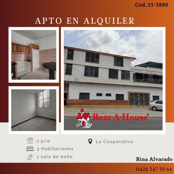 Apartamento en Alquiler en La Cooperativa Maracay, Aragua