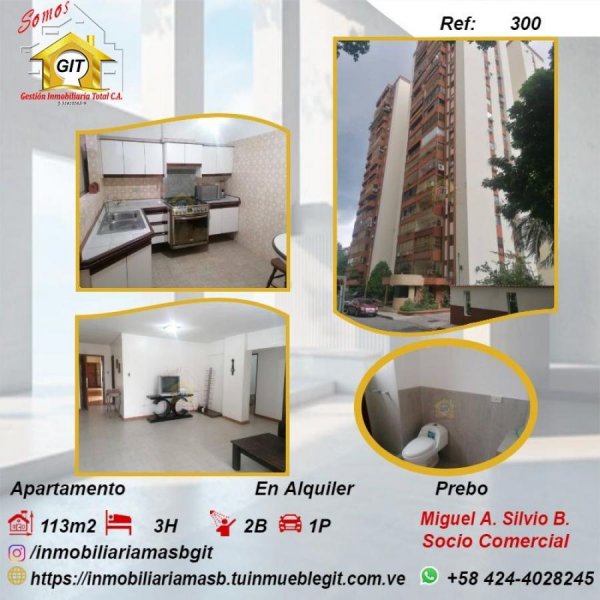 Apartamento en Alquiler en Prebo I Valencia, Carabobo