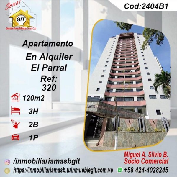 Apartamento en Alquiler en parral Valencia, Carabobo