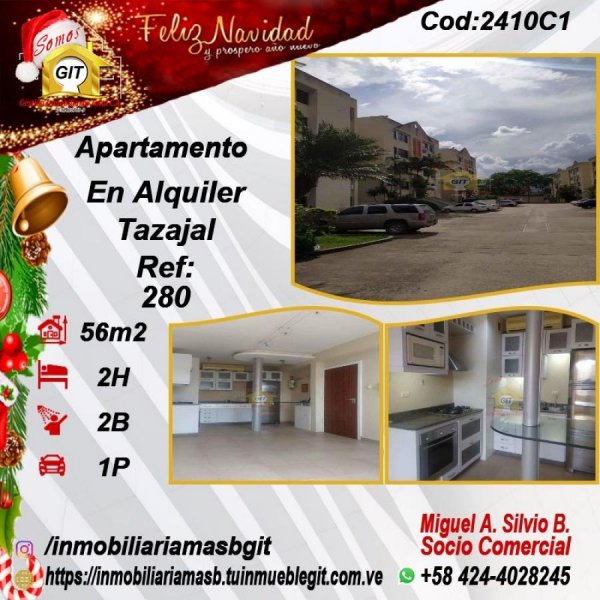 Apartamento en Alquiler en Tazajal Naguanagua, Carabobo