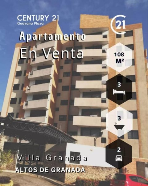 Apartamento en Venta en Cachamay Villa Granada, Bolívar