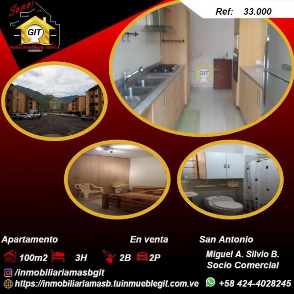 Apartamento en Venta en San Antonio San Diego, Carabobo