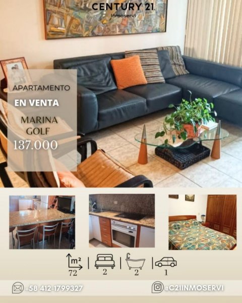 APARTAMENTO EN VENTA C.R MARINA GOLF LECHERIA,. 