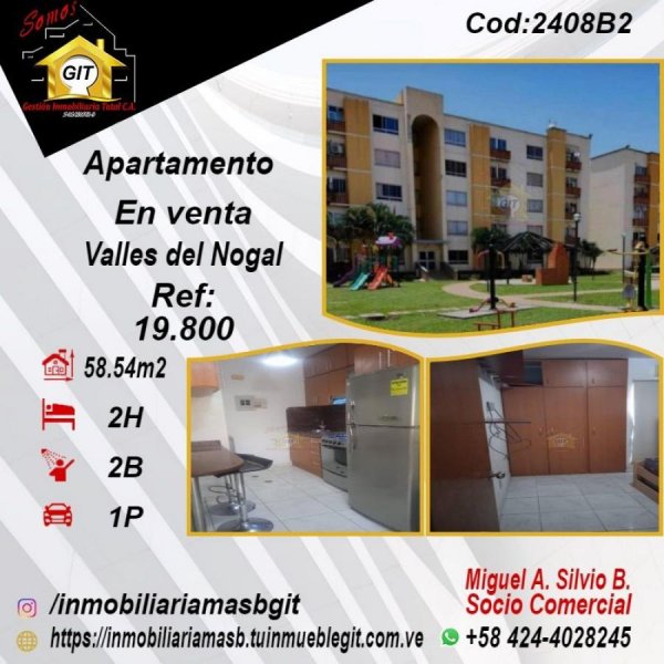 Foto Apartamento en Venta en Valles del Nogal, San Diego, Carabobo - U$D 19.800 - APV235379 - BienesOnLine