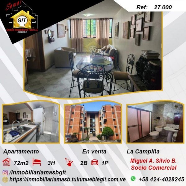 Apartamento en Venta en La Campiña Naguanagua, Carabobo