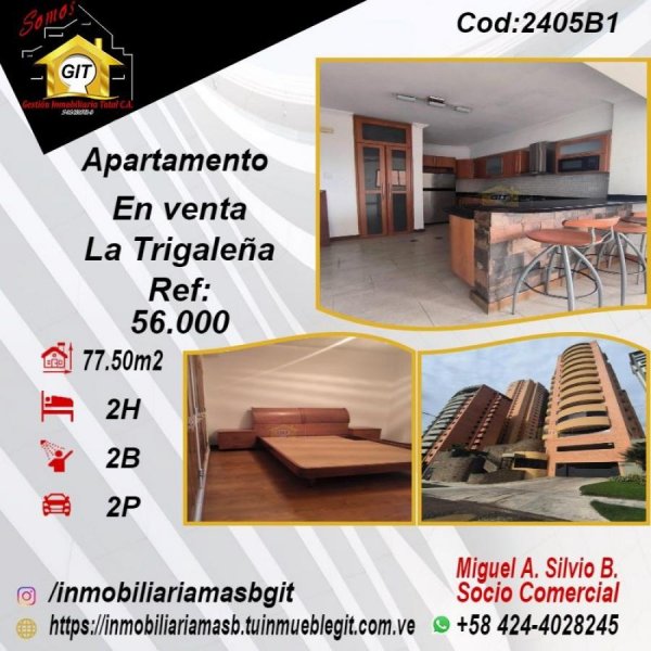 Apartamento en Venta en Trigaleña Alta Valencia, Carabobo