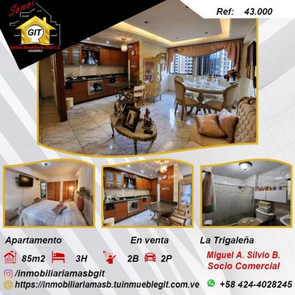 Apartamento en Venta en Trigaleña Alta Valencia, Carabobo