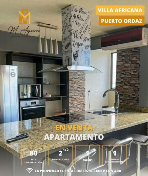 Foto Apartamento en Venta en Villa africana, Ciudad Guayana, Bolívar - U$D 28.000 - APV195731 - BienesOnLine