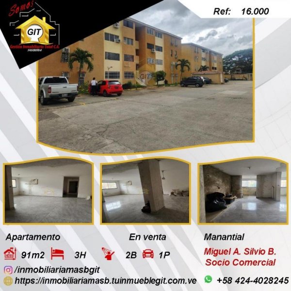 Apartamento en Venta en Manantial Naguanagua, Carabobo