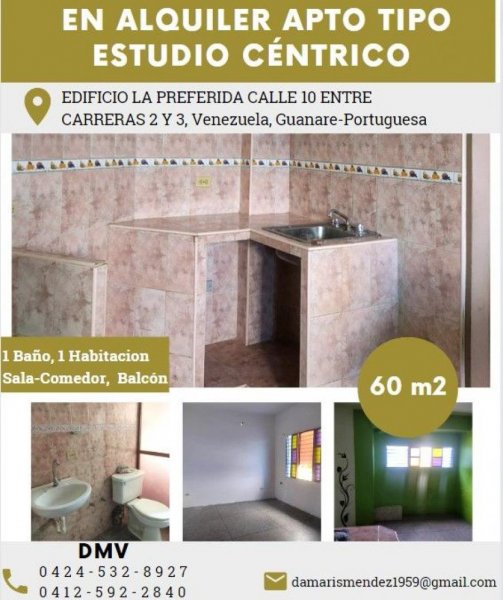 Apartamento en Alquiler en  Guanare, Portuguesa