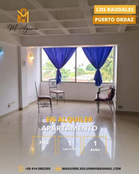 Apartamento en Alquiler en UNIVERSIDAD Ciudad Guayana, Bolívar