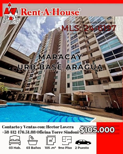 Apartamento en Venta en Base aragua Edificio Terra Norte Maracay, Aragua