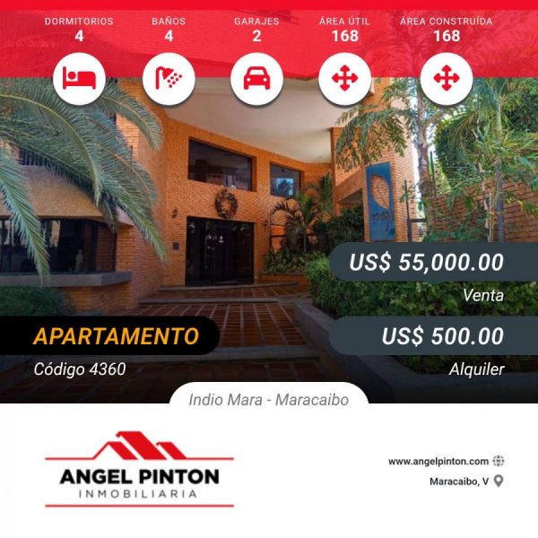 Foto Apartamento en Venta en Maracaibo, Zulia - U$D 55.000 - DEV221008 - BienesOnLine