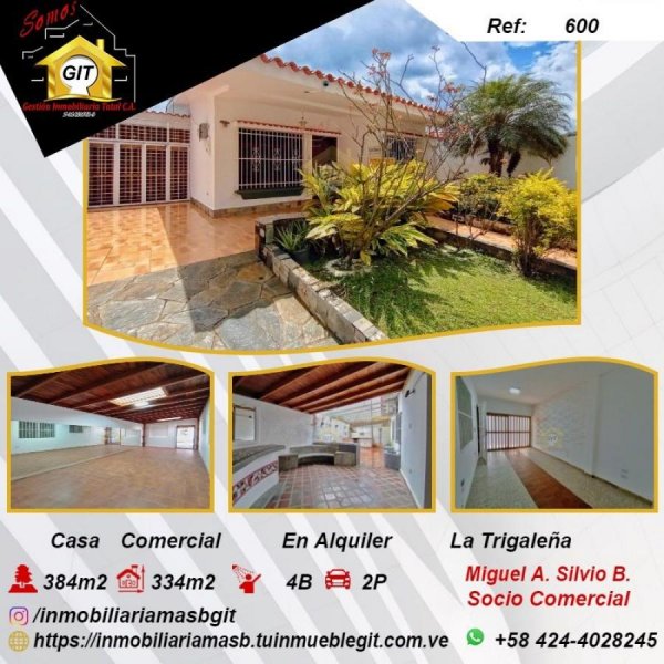 Casa en Alquiler en La Trigaleña Valencia, Carabobo