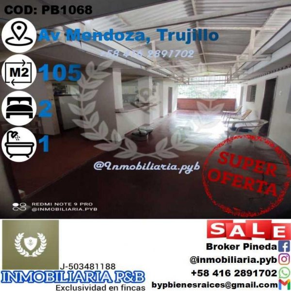 Casa en Venta en CRISTOBAL MENDOZA Trujillo, Trujillo