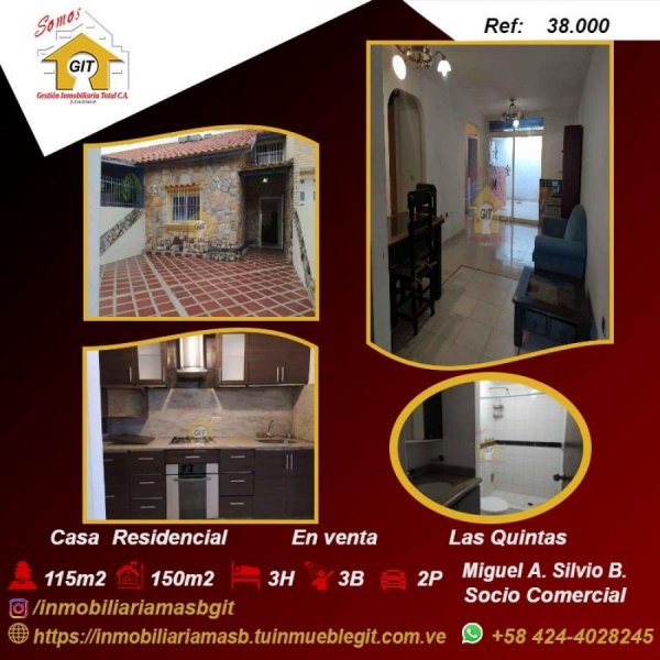 Foto Casa en Venta en Las Quintas, Naguanagua, Carabobo - U$D 38.000 - CAV197152 - BienesOnLine