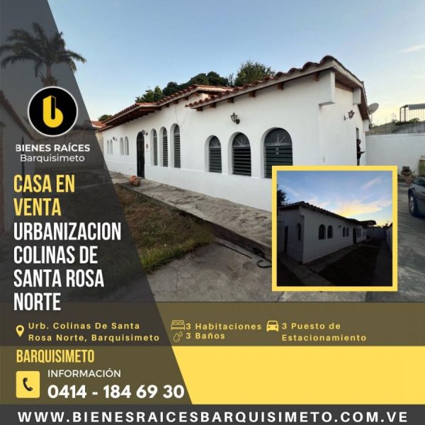 Casa en Venta en Colinas de Santa Rosa Norte Barquisimeto, Lara