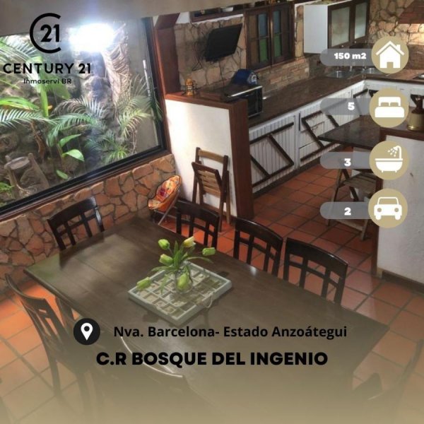 CASA EN VENTA CONJUNTO RESIDENCIAL BOSQUE DEL INGENIO NUEVA BARCELONA 