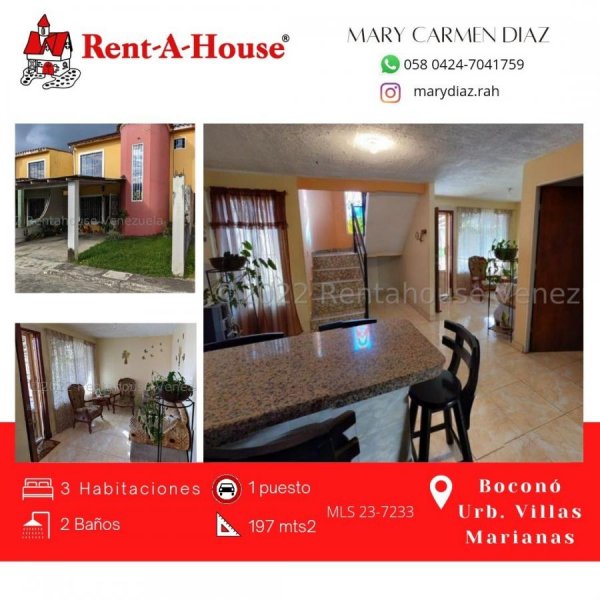 Foto Casa en Venta en Boconó, Trujillo - U$D 28.000 - CAV178619 - BienesOnLine