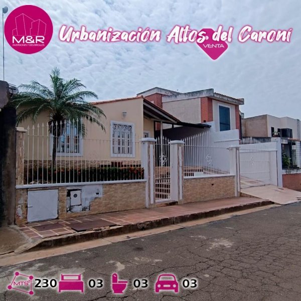 Casa en venta en Urbanización Altos de Caroní M&R-482