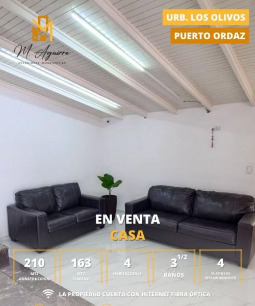 Foto Casa en Venta en Los olivos, Ciudad Guayana, Bolívar - U$D 68.500 - CAV230878 - BienesOnLine