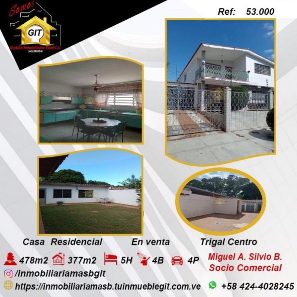 Casa en Venta en Trigal Norte Valencia, Carabobo