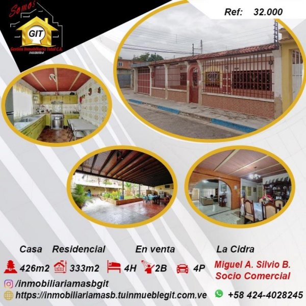 Foto Casa en Venta en La Cidra, Naguanagua, Carabobo - U$D 29.800 - CAV229841 - BienesOnLine