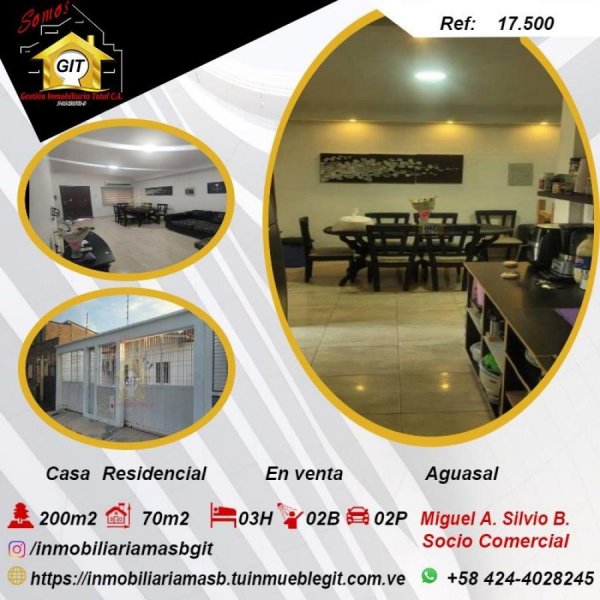 Casa en Venta en Aguasal Guacara, Carabobo