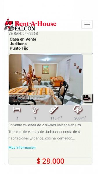 Casa en venta ubicada en Judibana Punto Fijo Estado Falcón!