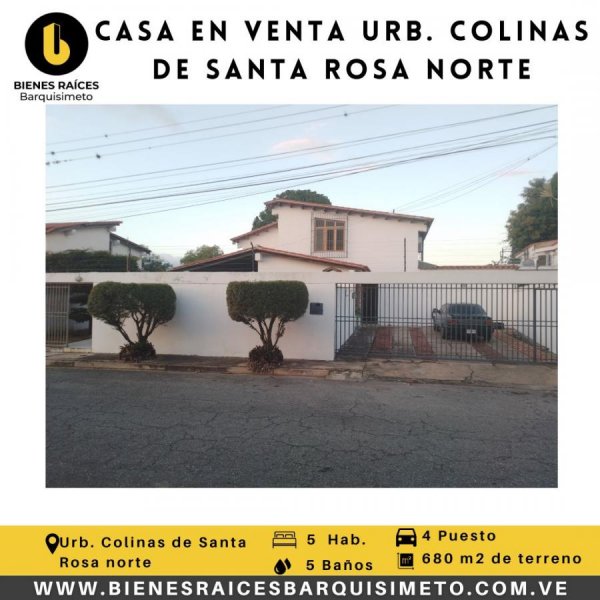 Casa en Venta en Colinas de Santa Rosa Norte Barquisimeto, Lara