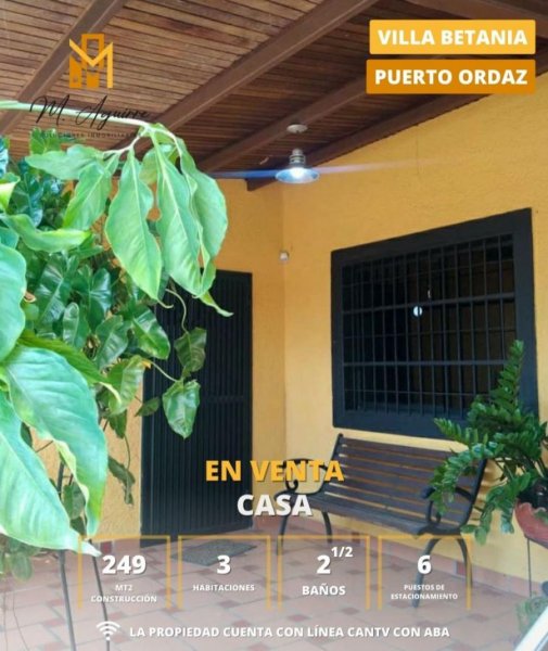 Casa en Venta en UNARE Ciudad Guayana, Bolívar