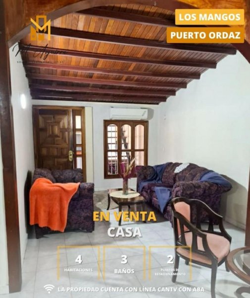 Foto Casa en Venta en Los olivos, Ciudad Guayana, Bolívar - U$D 38.000 - CAV203214 - BienesOnLine