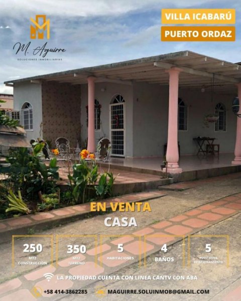 Casa en Venta en Unare Ciudad Guayana, Bolívar